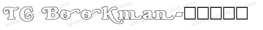 TC Bookman字体转换